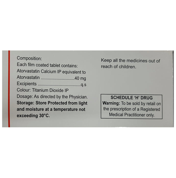 Atorsave 40 Tablet