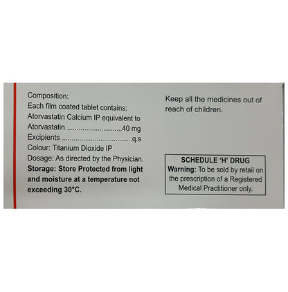 Atorsave 40 Tablet