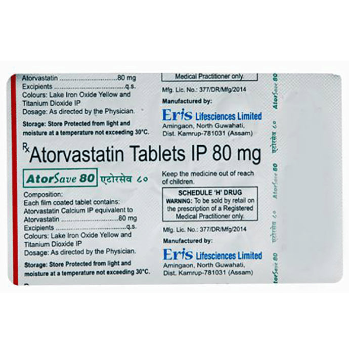 Atorsave 80 Tablet