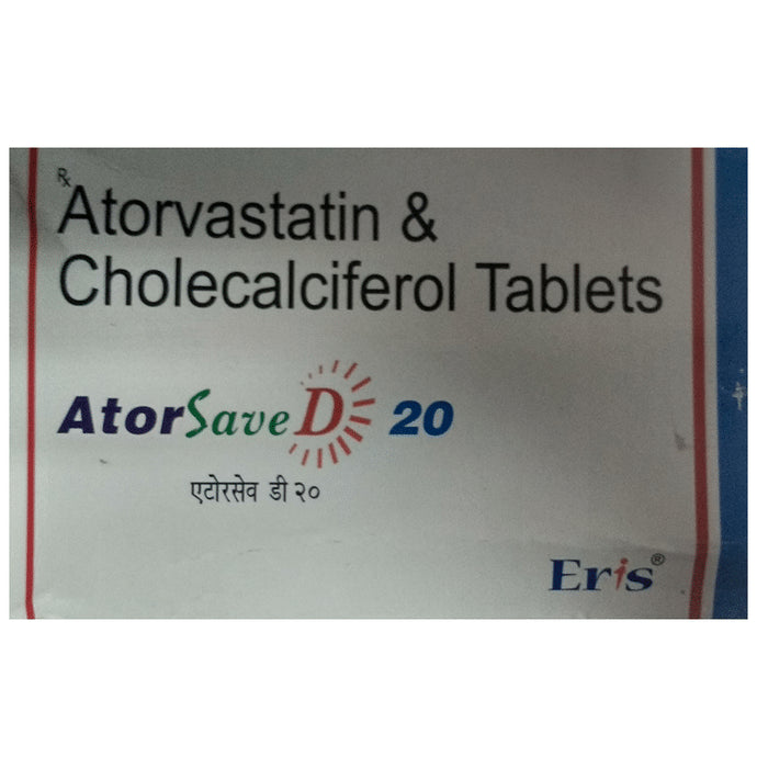 Atorsave D 20 Tablet - Classic Derma
