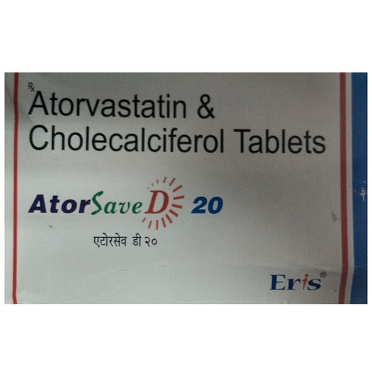 Atorsave D 20 Tablet - Classic Derma