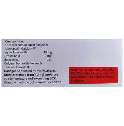 Atorsave EZ 40 Tablet