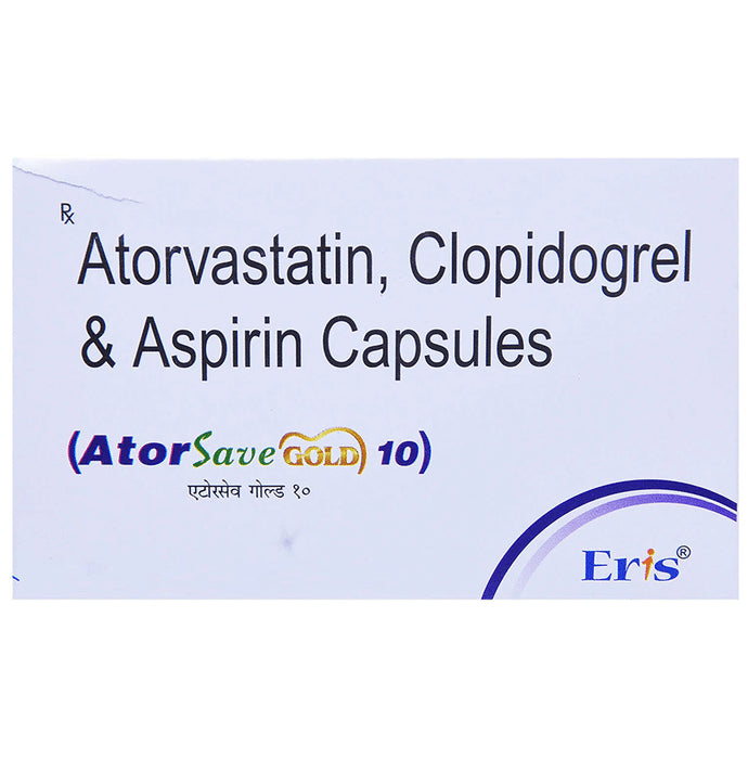 Atorsave Gold 75mg/10mg/75mg Capsule - Classic Derma