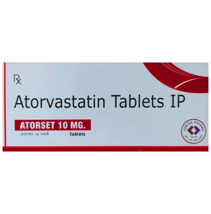Atorset 10mg Tablet - Classic Derma