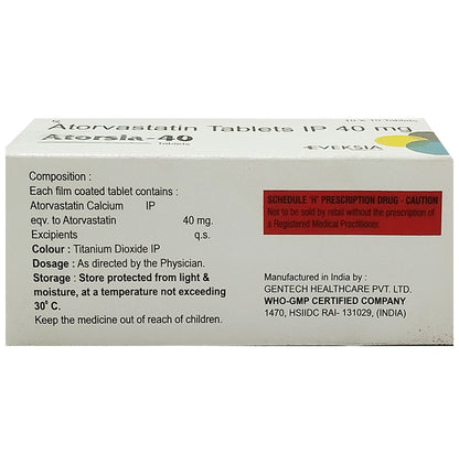 Atorsia 40 Tablet