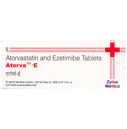 Atorva E 10mg/10mg Tablet - Classic Derma