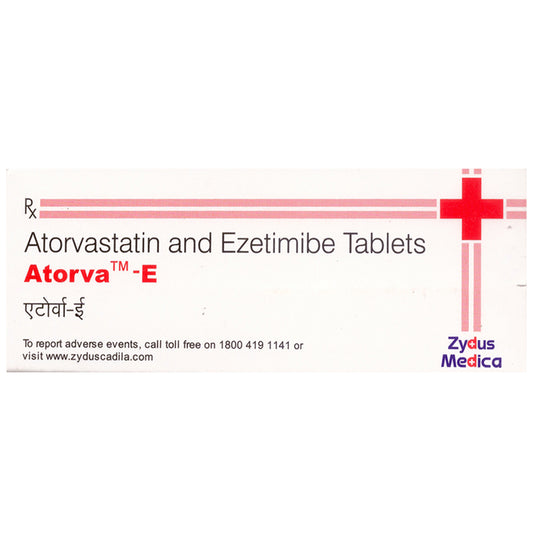 Atorva E 10mg/10mg Tablet - Classic Derma