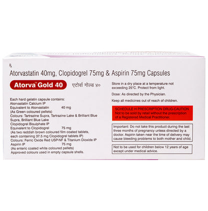 Atorva Gold 40 Capsule