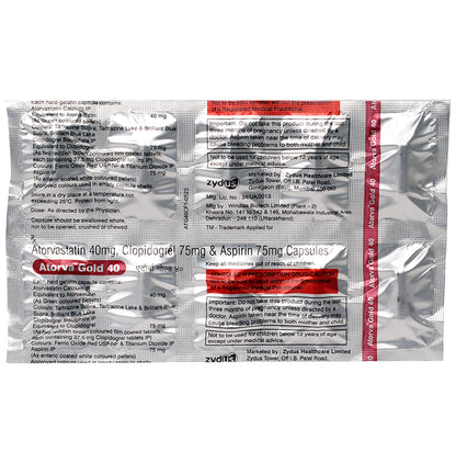 Atorva Gold 40 Capsule