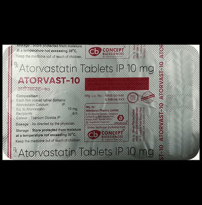 Atorvast 10 Tablet