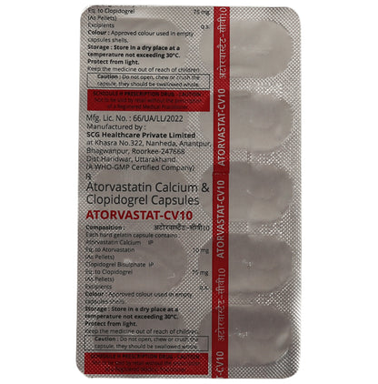 Atorvastat-CV 10 Capsule