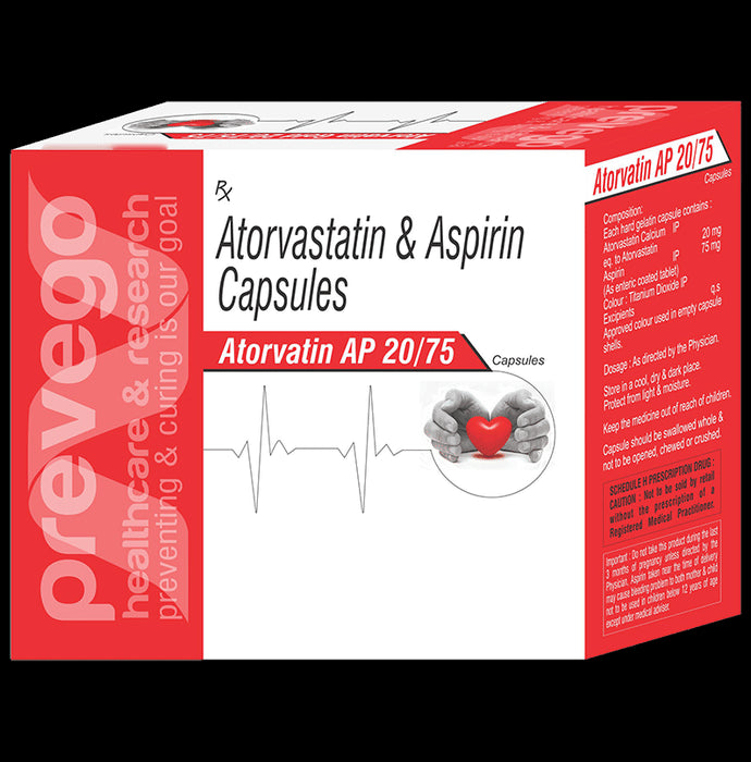 Atorvatin AP 20/75 Capsule - Classic Derma