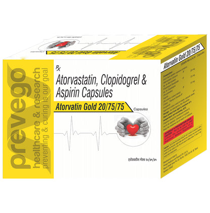 Atorvatin Gold 20/75/75 Capsule - Classic Derma