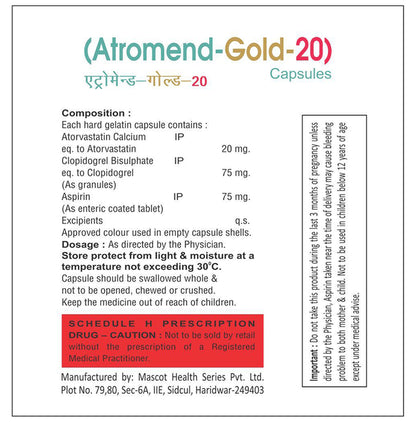 Atromend-Gold 20 Capsule