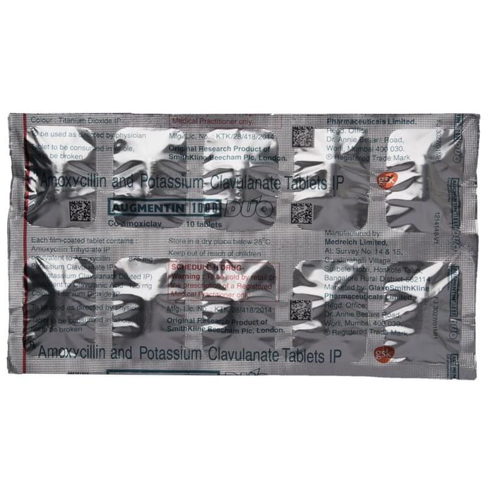 Augmentin 1000 Duo Tablet