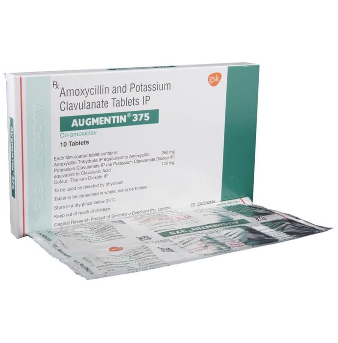 Augmentin 375 Tablet - Classic Derma