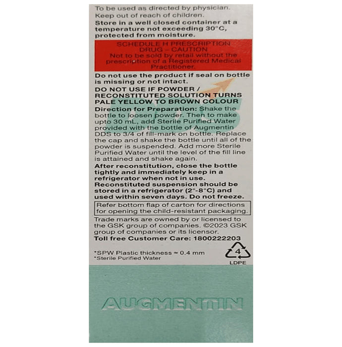 Augmentin DDS Suspension