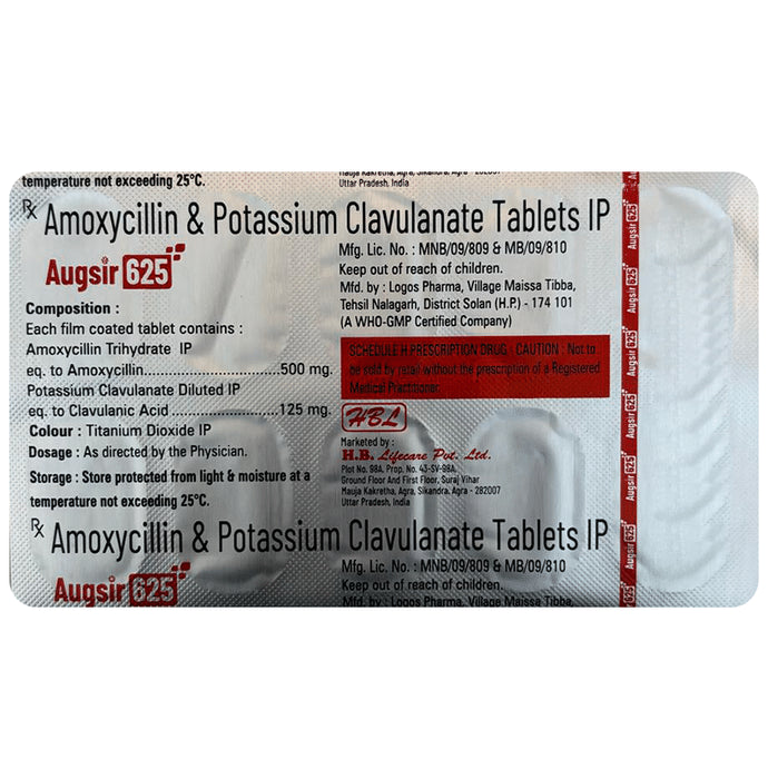 Augsir 625 Tablet