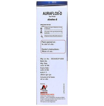 Auraflox-D Eye Drop