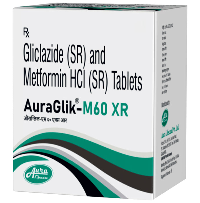 Auraglik-M60 XR Tablet SR - Classic Derma