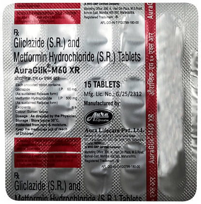 Auraglik-M60 XR Tablet SR