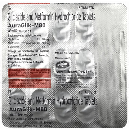 Auraglik-M80 Tablet