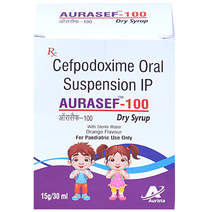Aurasef 100 Dry Syrup - Classic Derma