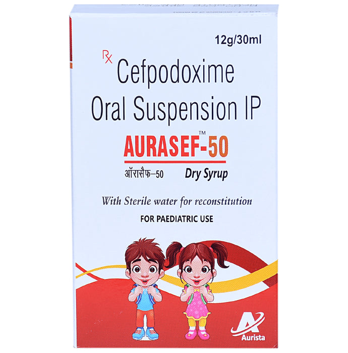 Aurasef 50 Dry Syrup - Classic Derma