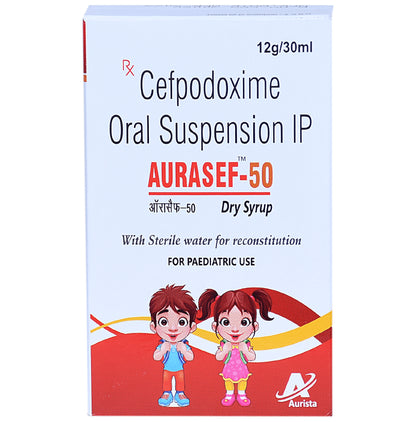 Aurasef 50 Dry Syrup - Classic Derma