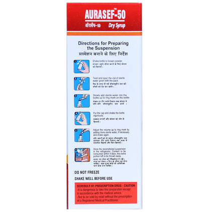Aurasef 50 Dry Syrup