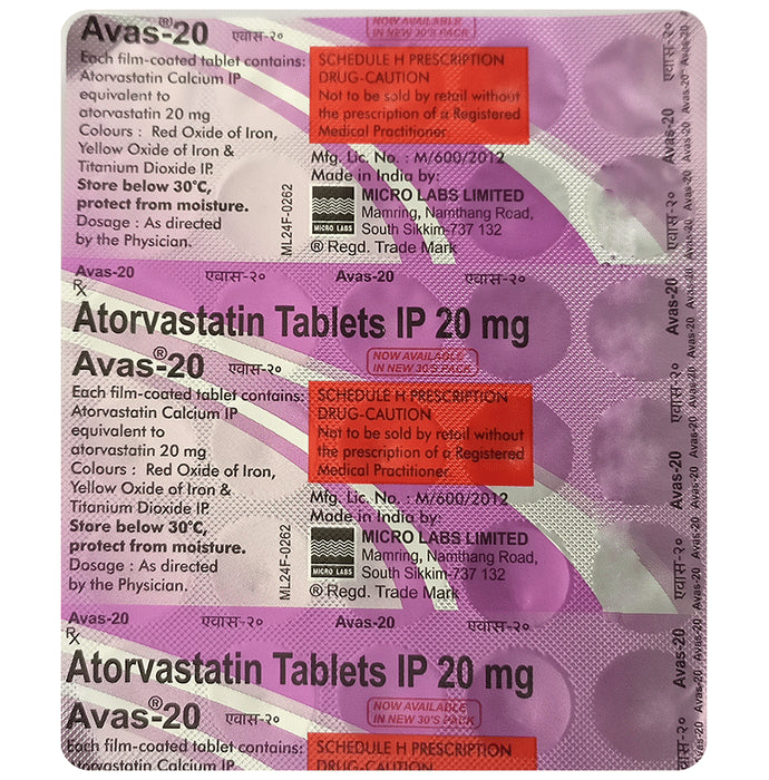 Avas 20 Tablet