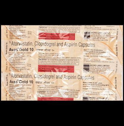 Avas Gold 75mg/10mg/75mg Capsule