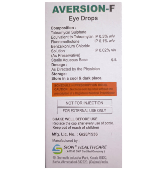 Aversion-F Eye Drop