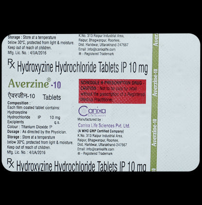 Averzine 10 Tablet