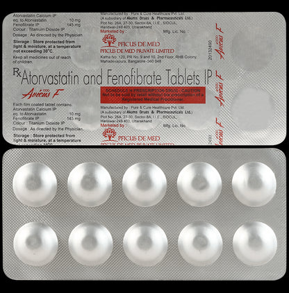 Avicus F 10mg/145mg Tablet - Classic Derma