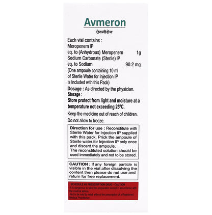 Avmeron Injection