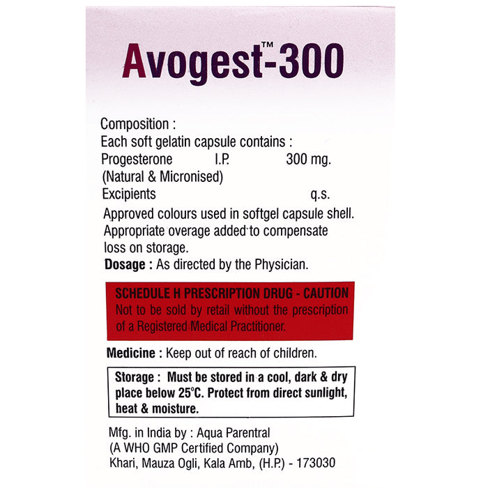 Avogest 300 Softgel Capsule