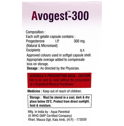 Avogest 300 Softgel Capsule
