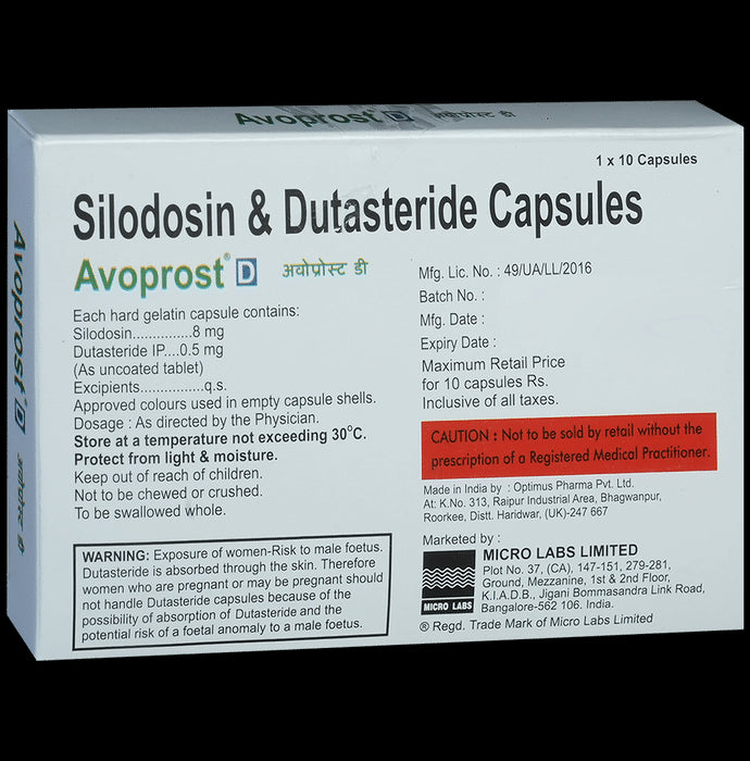 Avoprost D 8mg/0.5mg Capsule
