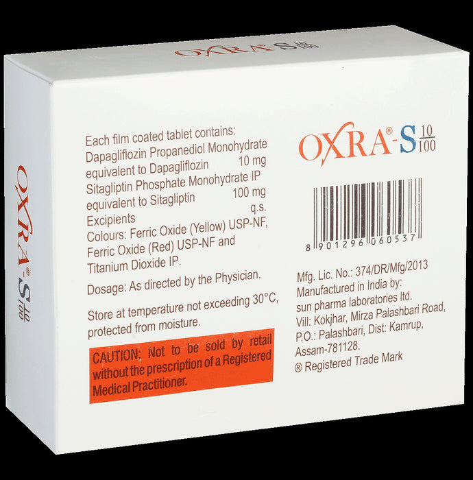 Oxra S 10mg/100mg Tablet