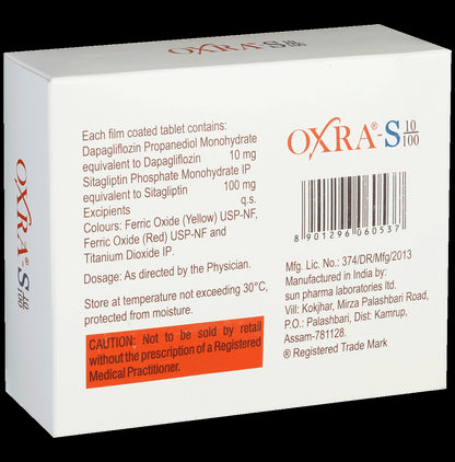 Oxra S 10mg/100mg Tablet