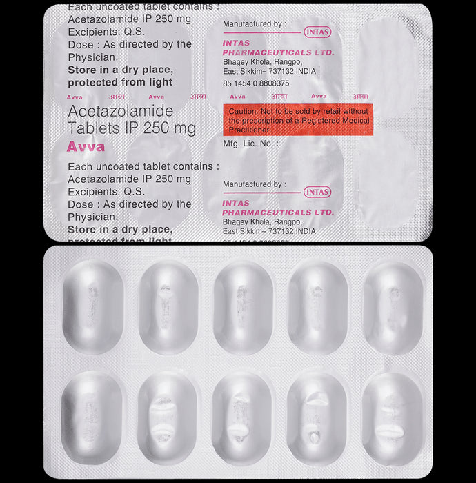 Avva 250mg Tablet - Classic Derma