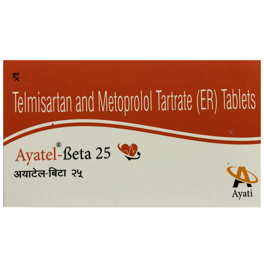 Ayatel Beta 40mg/25mg Tablet - Classic Derma