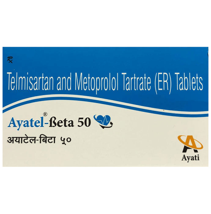 Ayatel Beta 40mg/50mg Tablet - Classic Derma