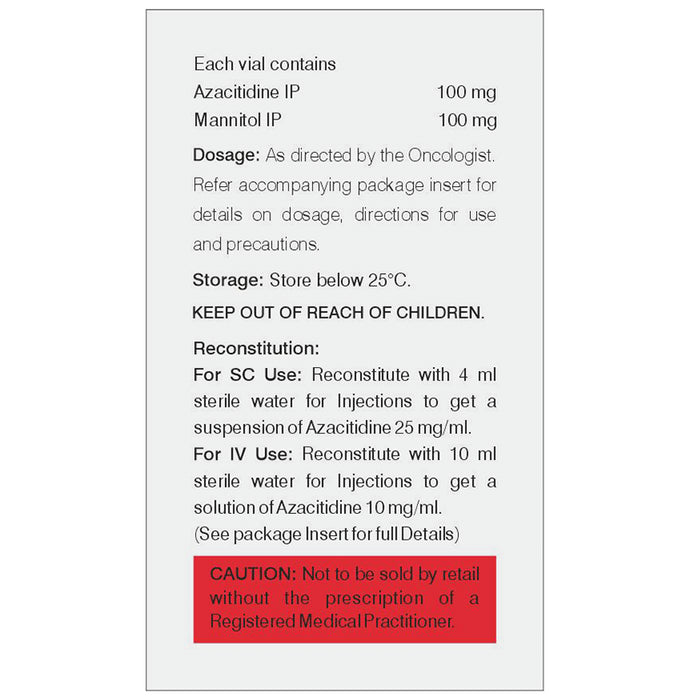 Azacite 100mg Injection
