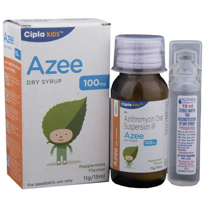 Azee 100mg Dry Syrup Peppermint - Classic Derma