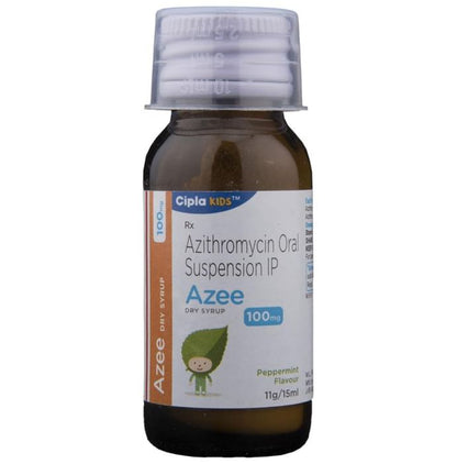 Azee 100mg Dry Syrup Peppermint