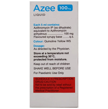 Azee 100mg Liquid Peppermint & Orange