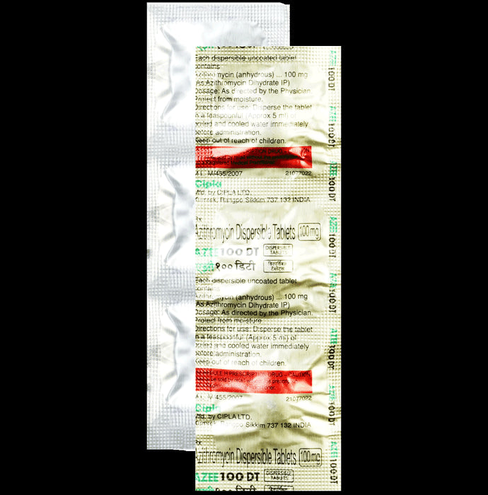 Azee 100mg Tablet DT - Classic Derma