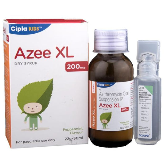 Azee XL 200mg Dry Syrup Peppermint - Classic Derma